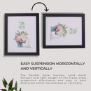 Decorebay Home 10x8 MDF Wood Picture Photo Frame (Black)