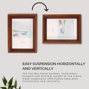 Decorebay Home 7x5 Solid Wood Picture Photo Frame (Brown)