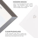 Decorebay Home 7x5 Aluminum Picture Photo Frame (Silver)