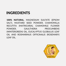 Barefoot Venus Therapeutic Mustard Bath Soak Essential Oil Bath Bliss - 3 Ounces