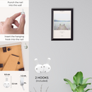 Decorebay Home 6x4 Aluminum Picture Photo Frame (Black)