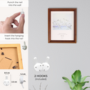 Decorebay Home 11x14 Solid Wood Picture Photo Frame (Black)