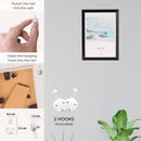 Decorebay Home 7x5 Aluminum Picture Photo Frame (Black)