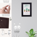 Decorebay Home 6x4 MDF Wood Picture Photo Frame (Black)