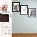 Decorebay Home 10x8 MDF Wood Picture Photo Frame (Black)