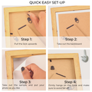 Decorebay Home 7x5 Solid Wood Picture Photo Frame (Brown)