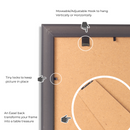 Decorebay Home 10x8 Polymer Picture Photo Frame (Black)