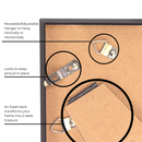 Decorebay Home 6x4 Inch Flat Aluminum Picture Photo Frame (Black)