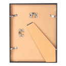 Decorebay Home 10x8 Inch Flat Aluminum Picture Photo Frame (Black)