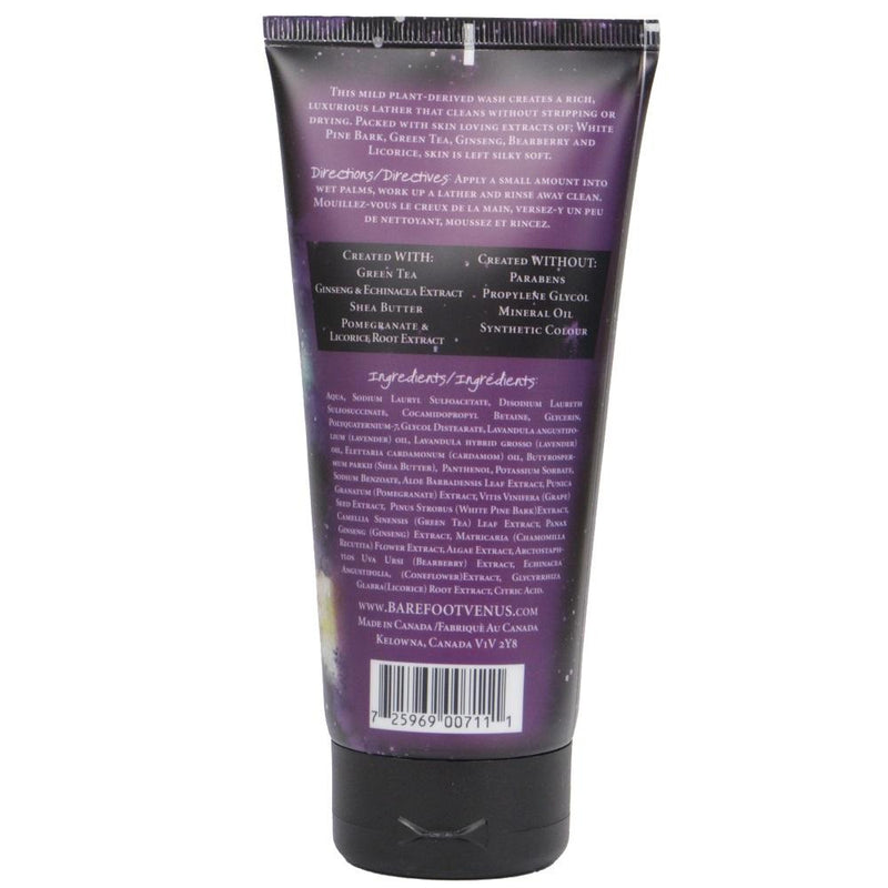 Barefoot Venus Lavender Smoke Shea Butter Shower gel 5.9 Ounces-Back Description