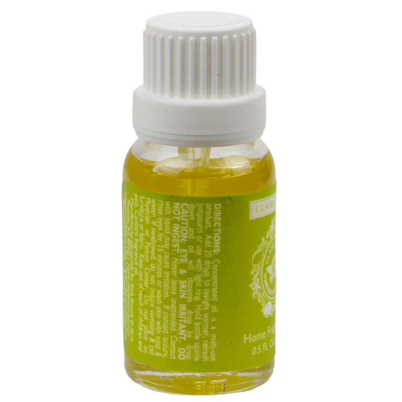 Claire Burke Sparkling Citron Verbena Home Fragrance Oil 0.5 Ounce 4 Pack-Back Description