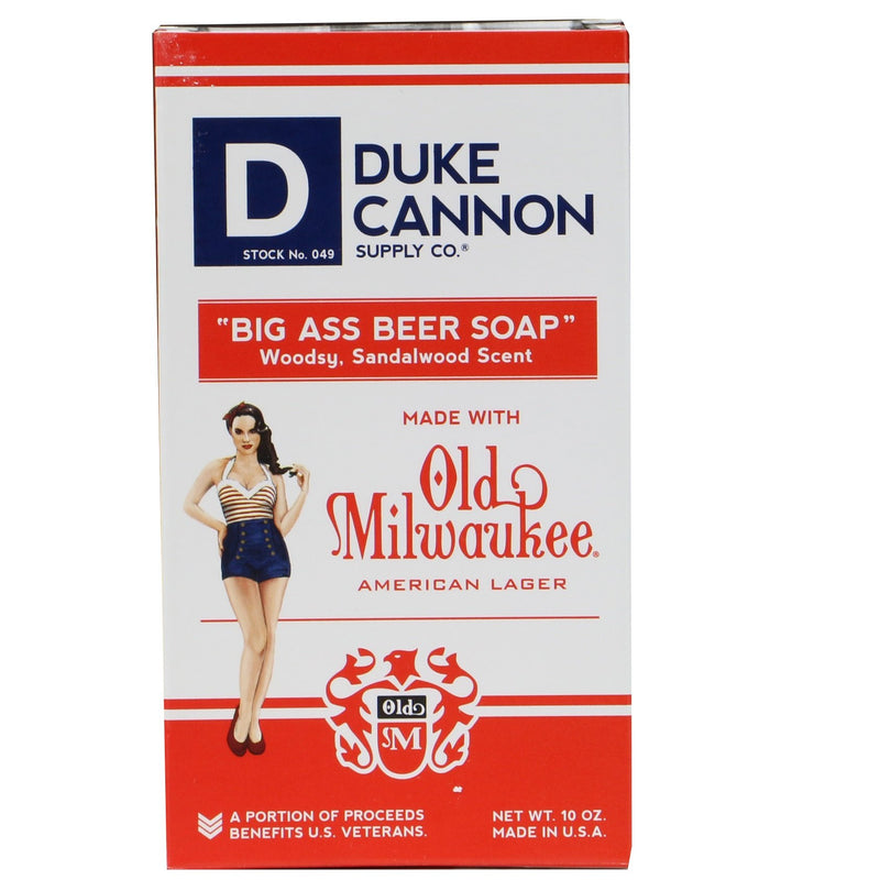 Duke Cannon Big Ass Beer Mens Soap, 10 Ounces - Woodsy, Sandalwood Scent