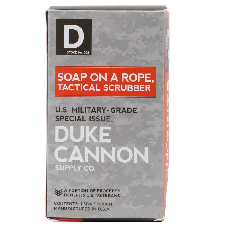 Duke Cannon U.S. Military-Grade Tactical Scruber Soap on a Rope Pouch