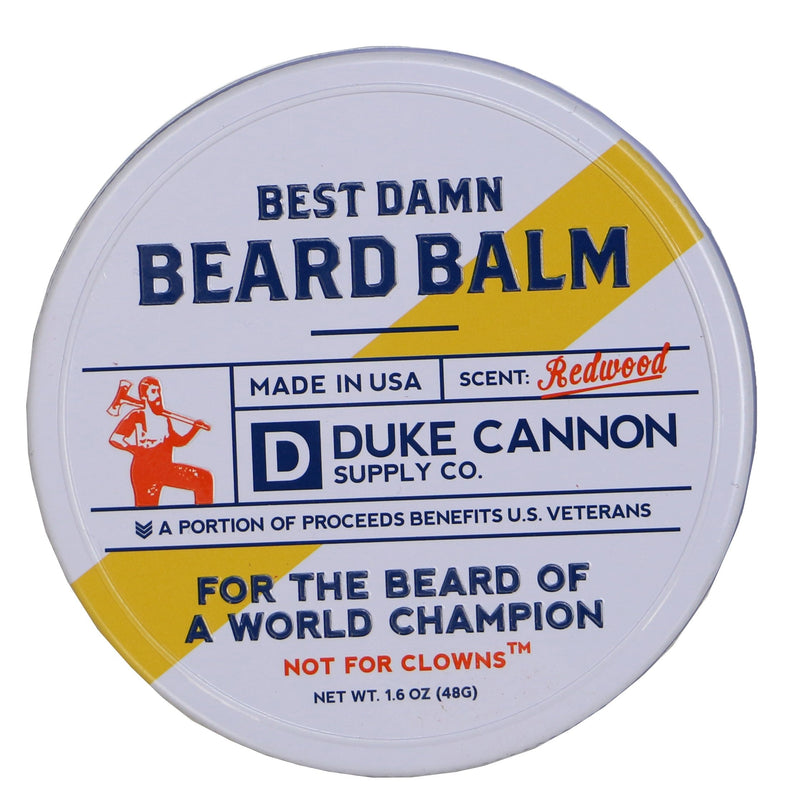 Duke Cannon Best Beard Balm, 1.6 Ounces - Redwood Scent