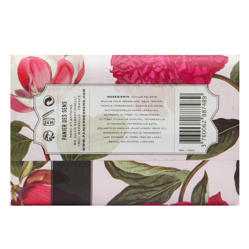 Panier Des Sens Magnolia Peony Extra Gentle Soap 7 Ounces-Back Description