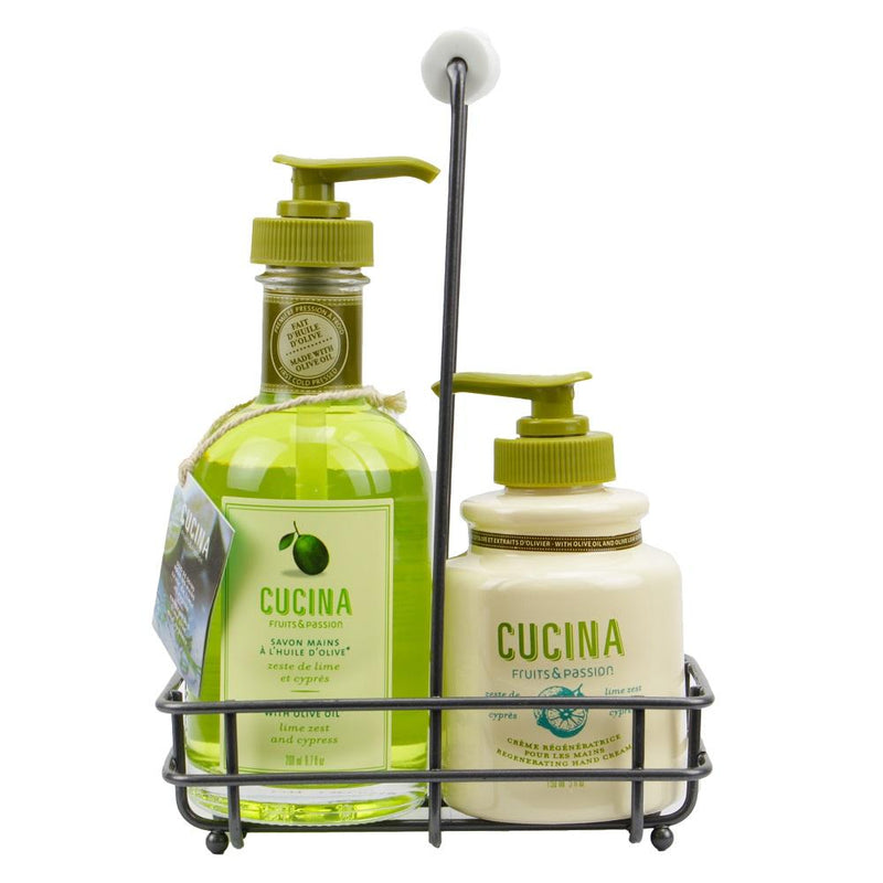 Fruits & Passion Cucina Lime Zest and Cypress Hand Care Duo Set