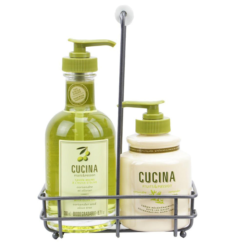 Fruits & Passion Cucina Coriander and Olive Tree Hand Care Duo Set