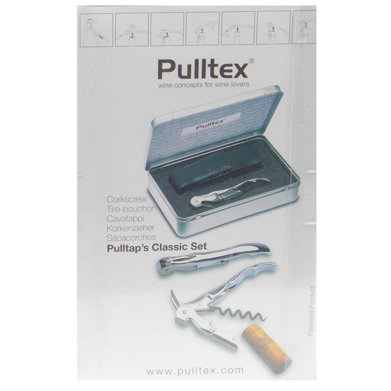 Pulltex Pulltap's Classic Silver Corkscrew Package