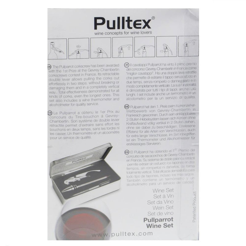 Pulltex Pullparrot Wine Corkscrew package Instructions