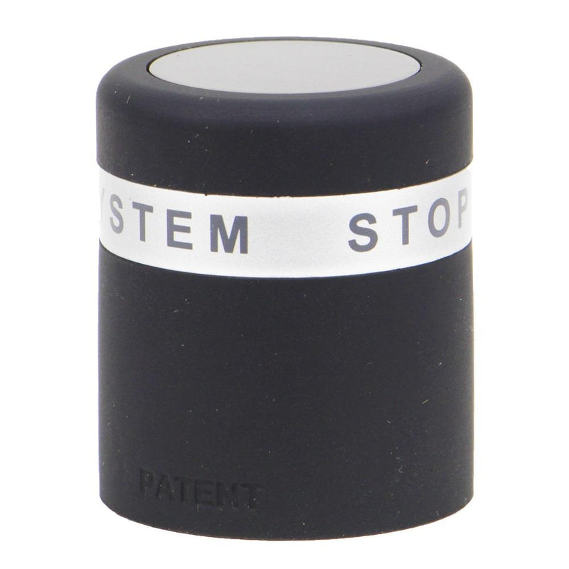 Pulltex AntiOx Silicon Wine Stopper for Wine Lovers Black