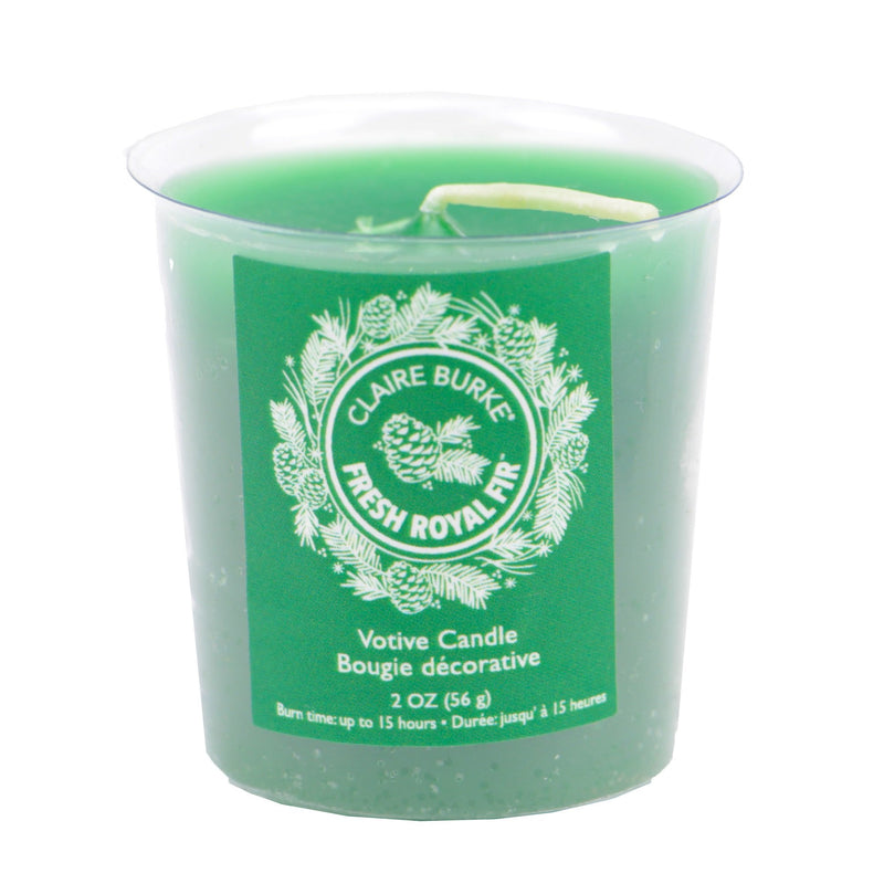 Claire Burke Fresh Royal Fir Votive Scented Candle 