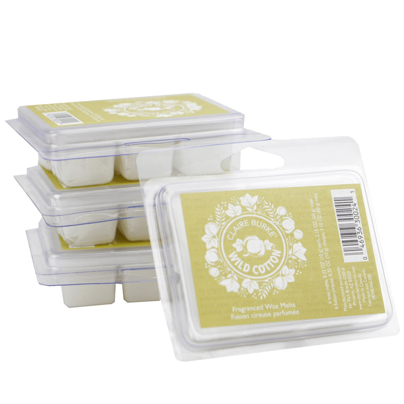 Claire Burke Wild Cotton Fragrance Wax Melts 4-Pack 
