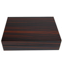 Decorebay Midnight Black Wood Cufflink & small Jewelry Storage Organizer