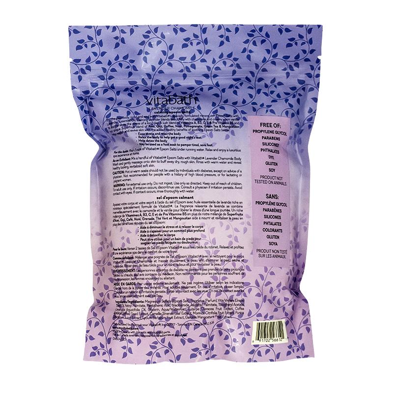 Vitabath Lavender Chamomile Epsom Salts-Ingredients