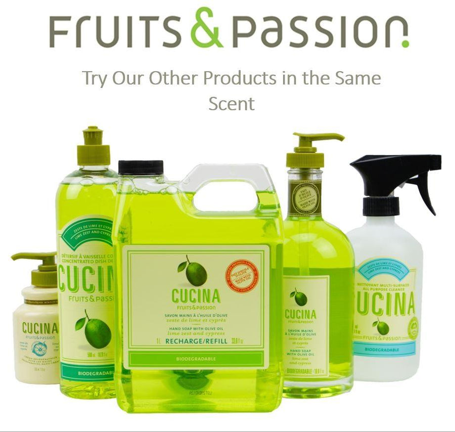 Fruits and Passion Cucina Liquid Dish Detergent Duo Set - Lime