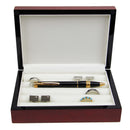 Decorebay Chestnut Brown Wood Cufflink & small Jewelry Storage Organizer