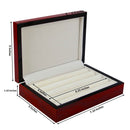 Decorebay Chestnut Brown Wood Cufflink & small Jewelry Storage Organizer