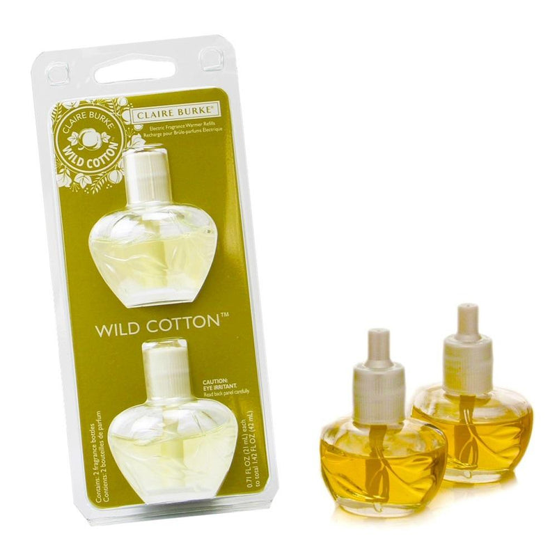Claire Burke Electric Fragrance Warmer Refill 42ml -  Wild Cotton 