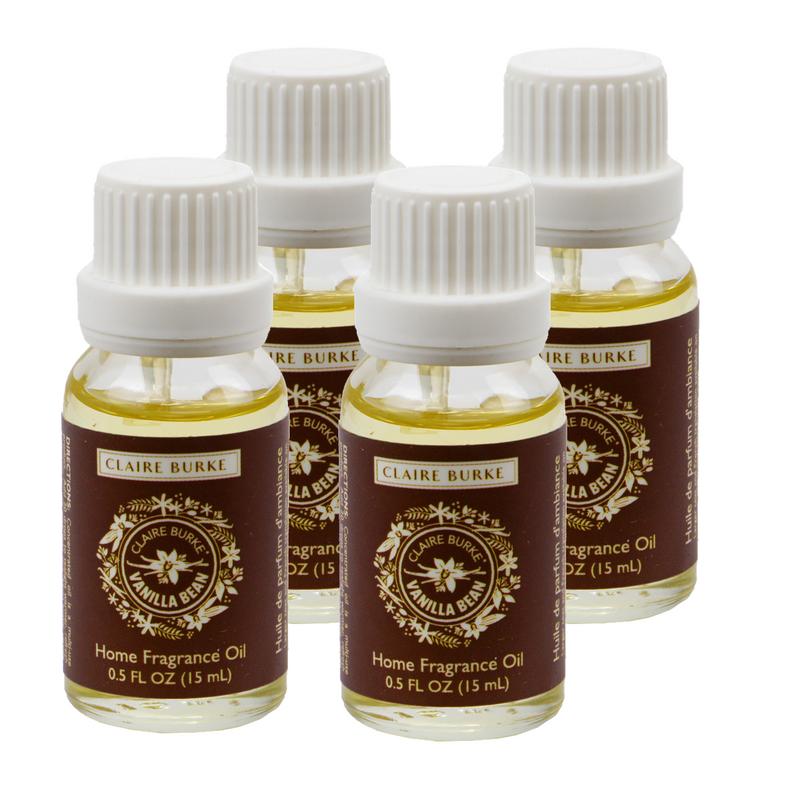 Claire Burke Vanilla Bean Home Fragrance Oil  4 Pack