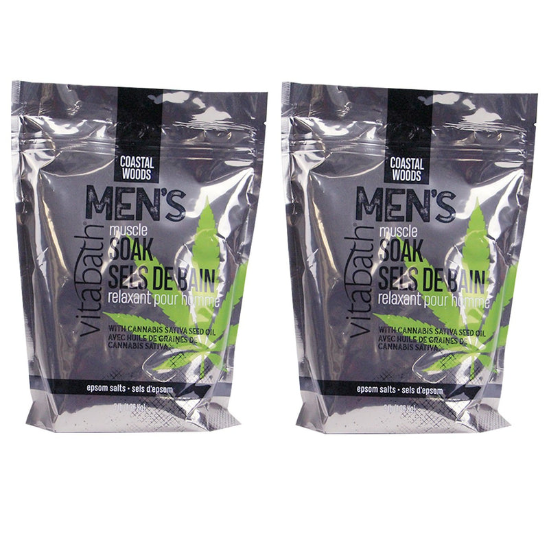 Vitabath Coastal Woods Men's Muscle Soak 1.36 Kilograms 2 Pack