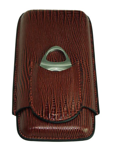 Decorebay Personalized Leather Smoking Case with cutter 