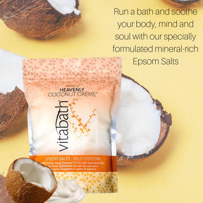 Vitabath Heavenly Coconut Creme Epsom Salt