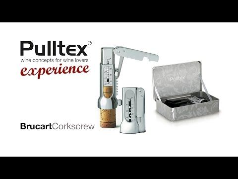 Pulltex Brucart Silver Corkscrew with case