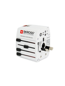 MUV USB World Travel Adapter (White) Side View 