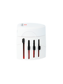 EVO USB World Travel Adapter (White) Side View 