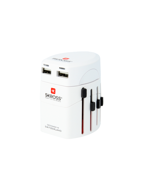 EVO USB World Travel Adapter (White)