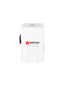 MUV Micro USB World Travel Adapter (White) Side view 