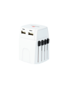 MUV Micro USB World Travel Adapter (White)