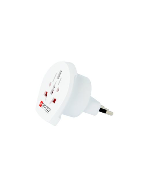 World to Italy Travel Adapter Side View